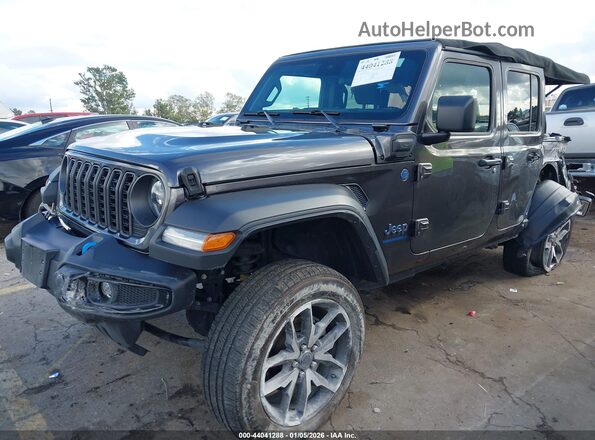 1C4RJXN63RW305545 2024 JEEP WRANGLER Серый Передняя левая четверть