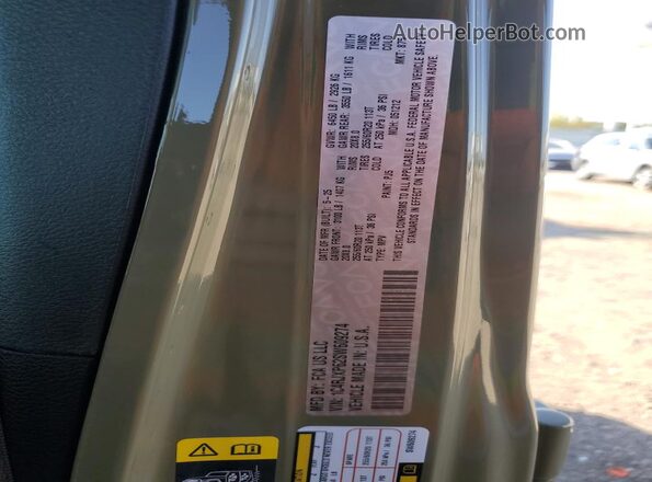 1C4RJXP62SW609274 2025 JEEP WRANGLER Green 