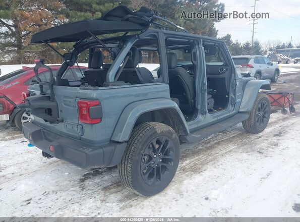 1C4RJXP6XRW203754 2024 JEEP WRANGLER Gray Trasero derecho