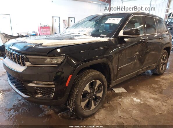 1C4RJYB61PC649335 2023 JEEP GRAND CHEROKEE 4XE Black Передня ліва чверть