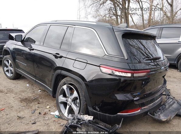 1C4RJYB67N8748290 2022 JEEP GRAND CHEROKEE 4XE Black Tył lewy