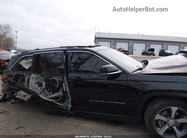 1C4RJYB67N8748290 2022 JEEP GRAND CHEROKEE 4XE Black Widok wnętrza 360 stopni