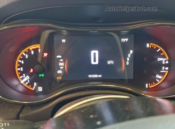 1C4SDHCT6KC651118 2019 DODGE DURANGO Gray Вид щитка приладів
