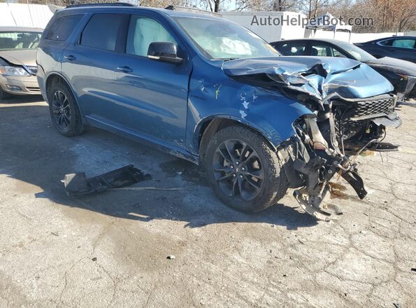 1C4SDJCT4RC148060 2024 DODGE DURANGO Blue Delantero derecho