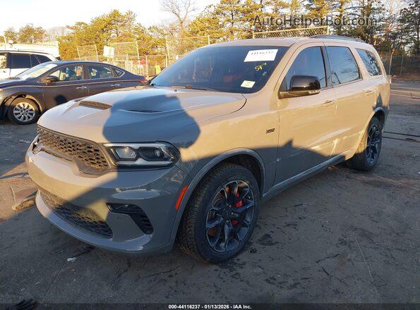 1C4SDJGJ4NC212469 2022 DODGE DURANGO Gray წინა მარცხენა ხედი სამი მეოთხედიდან