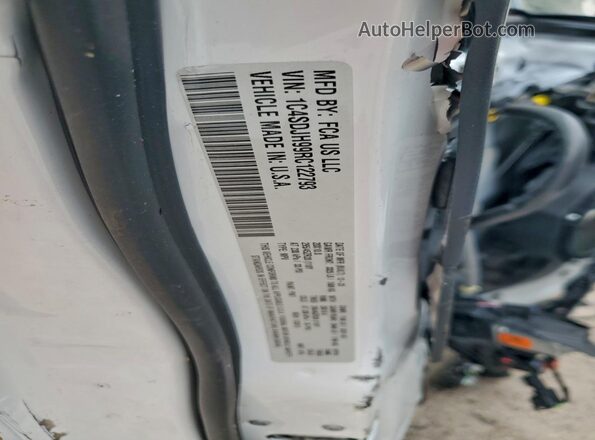 1C4SDJH99RC122793 2024 DODGE DURANGO Белый Вид наклейки с VIN-кодом