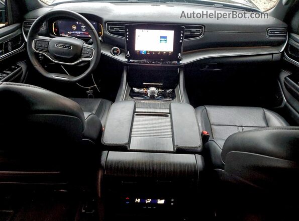 1C4SJRBP4PS562762 2023 JEEP WAGONEER Black წინა პანელის ხედი