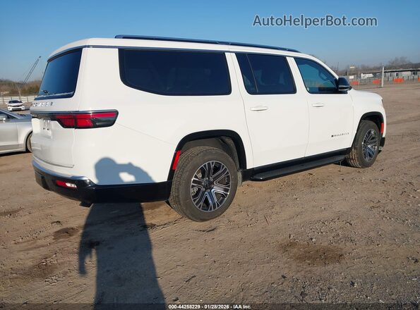 1C4SJSBP0SS523599 2025 JEEP WAGONEER L Белый Задняя правая четверть