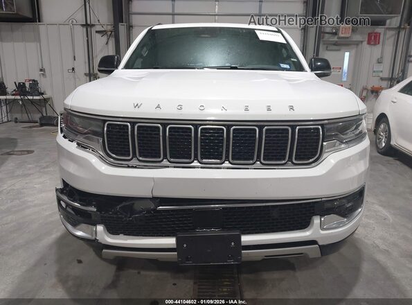 1C4SJSBP3SS513407 2025 JEEP WAGONEER L White ხელსაწყოთა პანელის ხედი