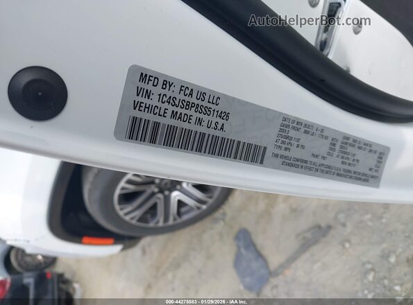 1C4SJSBP8SS511426 2025 JEEP WAGONEER L White Vista del compartimento del motor