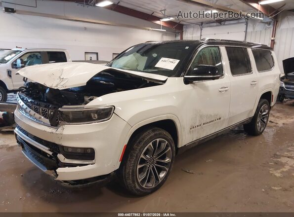 1C4SJSGPXRS153443 2024 JEEP GRAND WAGONEER L White Առջևի ձախ երեք քառորդ տեսարան