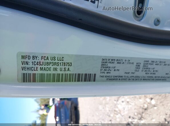 1C4SJUBP3RS178753 2024 JEEP WAGONEER White 