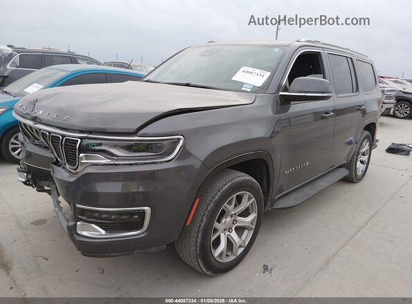 1C4SJUBT3NS144237 2022 JEEP WAGONEER Серый Передняя левая четверть