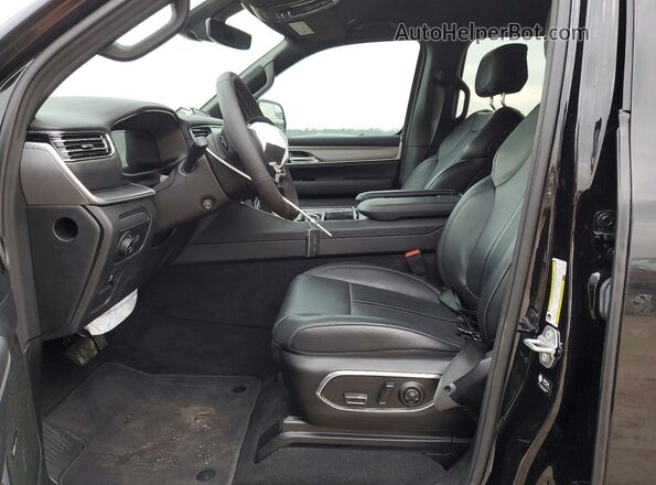 1C4SJVAP0SS504019 2025 JEEP WAGONEER Черный Вид салона спереди