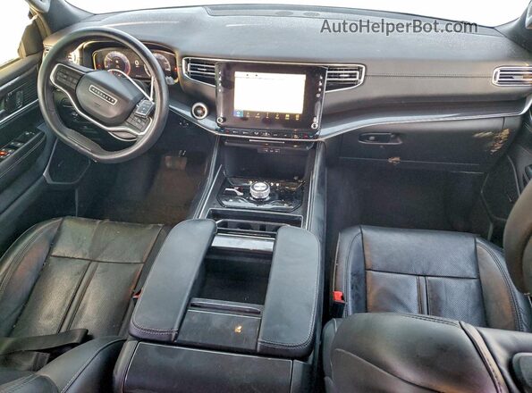 1C4SJVAP8PS570115 2023 JEEP WAGONEER Gray Вид панелі приладів