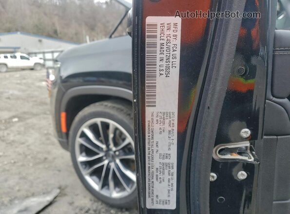 1C4SJVDT2NS105254 2022 JEEP WAGONEER Black Widok naklejki z numerem VIN