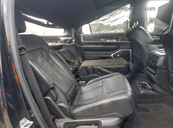 1C4SJVDT2NS105254 2022 JEEP WAGONEER Black Widok wnętrza z tyłu