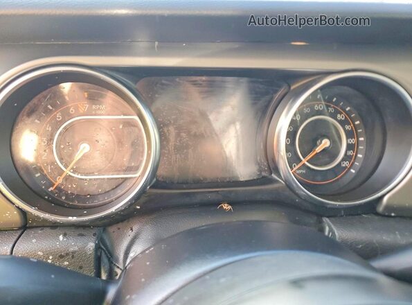 1C6HJTAG3NL163736 2022 JEEP GLADIATOR White Instrument cluster view