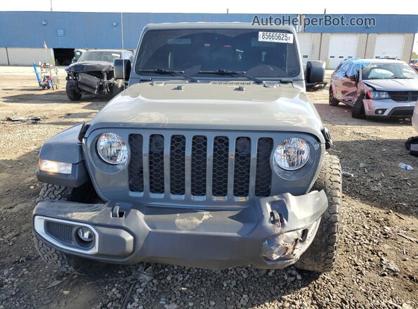 1C6HJTAG4ML504611 2021 JEEP GLADIATOR Gray წინა ხედი
