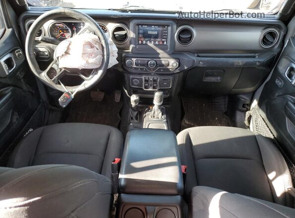 1C6HJTAG4ML504611 2021 JEEP GLADIATOR Gray წინა პანელის ხედი