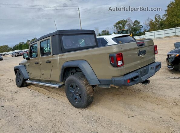 1C6HJTAG6LL177935 2020 JEEP GLADIATOR Green Задня ліва чверть