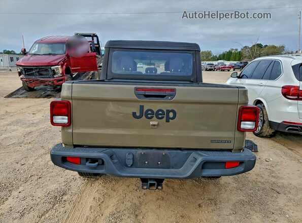 1C6HJTAG6LL177935 2020 JEEP GLADIATOR Green Вид ззаду