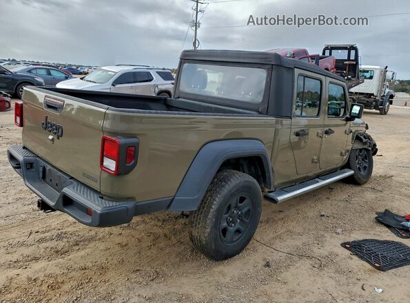 1C6HJTAG6LL177935 2020 JEEP GLADIATOR Green Задня права чверть