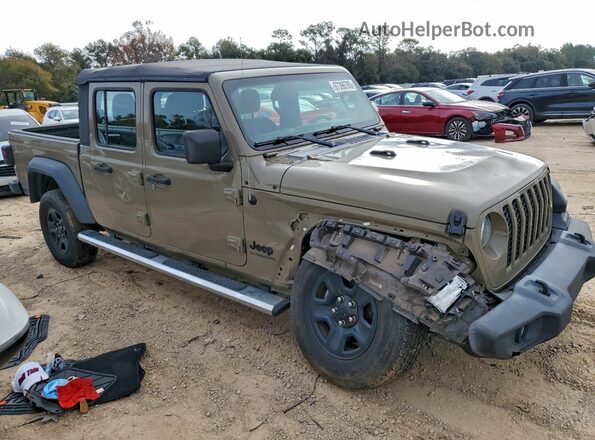 1C6HJTAG6LL177935 2020 JEEP GLADIATOR Green Передня права чверть