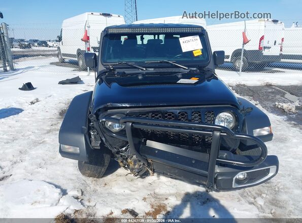 1C6HJTAG6PL549179 2023 JEEP GLADIATOR Black Widok wnętrza z tyłu