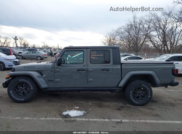 1C6HJTAG9NL113701 2022 JEEP GLADIATOR Gray სალონის 360-გრადუსიანი ხედი