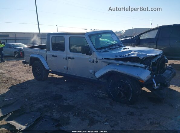 1C6HJTAG9PL517469 2023 JEEP GLADIATOR Серебряный Вид задней части салона