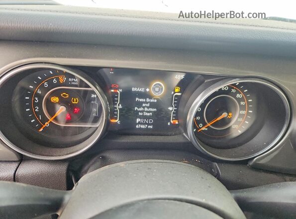 1C6HJTFG3PL507268 2023 JEEP GLADIATOR White Instrument cluster view