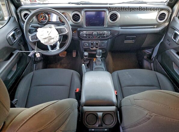 1C6HJTFG7PL564248 2023 JEEP GLADIATOR Silver Vista del salpicadero