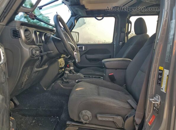 1C6JJTAGXNL117239 2022 JEEP GLADIATOR Угольный Вид салона спереди