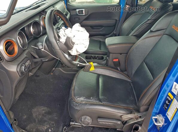 1C6JJTEG7NL173374 2022 JEEP GLADIATOR Blue წინა სალონის ხედი