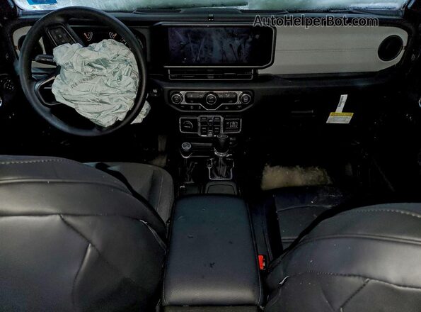 1C6PJTAG3SL509906 2025 JEEP GLADIATOR Black Вид панелі приладів
