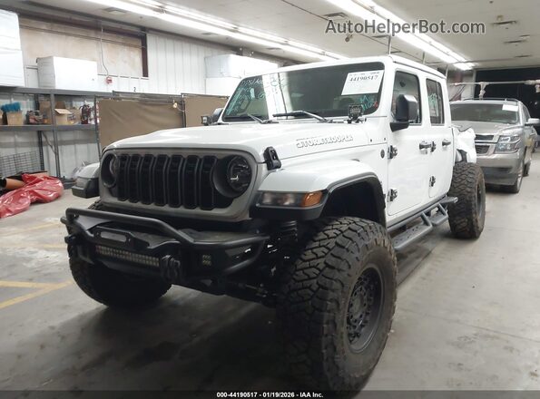 1C6PJTAG4SL505220 2025 JEEP GLADIATOR White Առջևի ձախ երեք քառորդ տեսարան