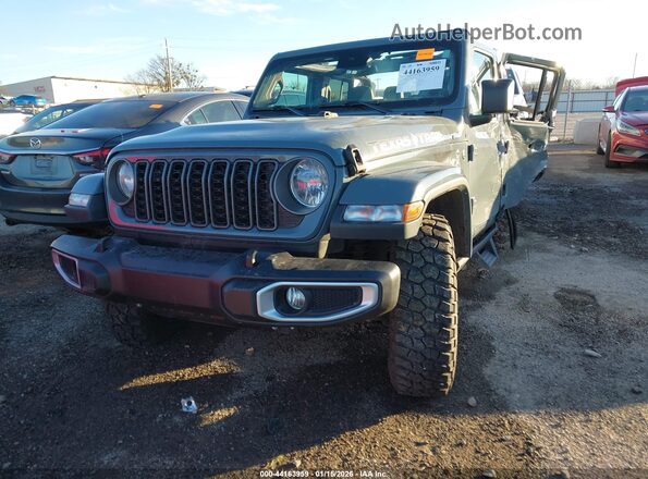 1C6PJTAG8SL507634 2025 JEEP GLADIATOR Gray Vista tres cuartos delantera izquierda