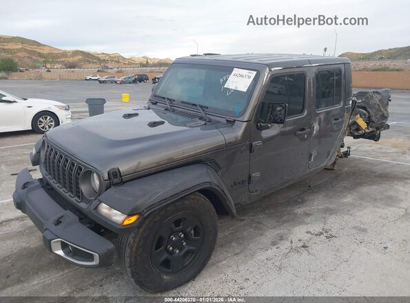 1C6RJTAG2SL510022 2025 JEEP GLADIATOR Gray Вид задньої частини салону