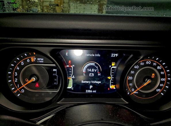 1C6RJTEG6TL151611 2026 JEEP GLADIATOR Black Vista del cuadro de instrumentos