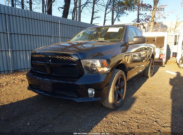 1C6RR7FG6MS574341 2021 RAM 1500 CLASSIC Black Առջևի ձախ երեք քառորդ տեսարան