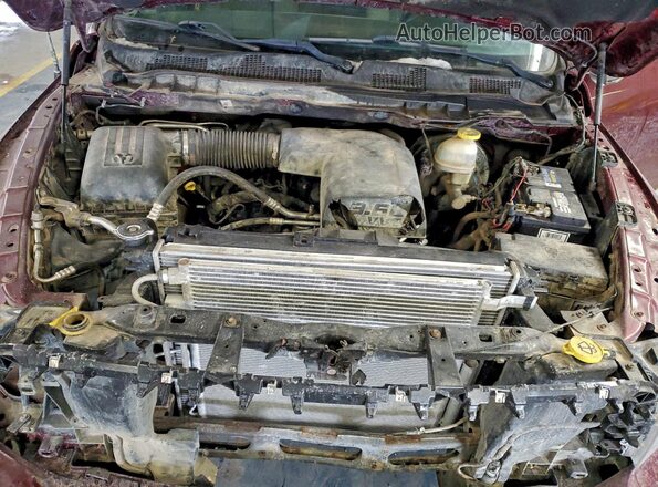 1C6RR7GG7JS224419 2018 DODGE RAM Красный Вид задней части салона