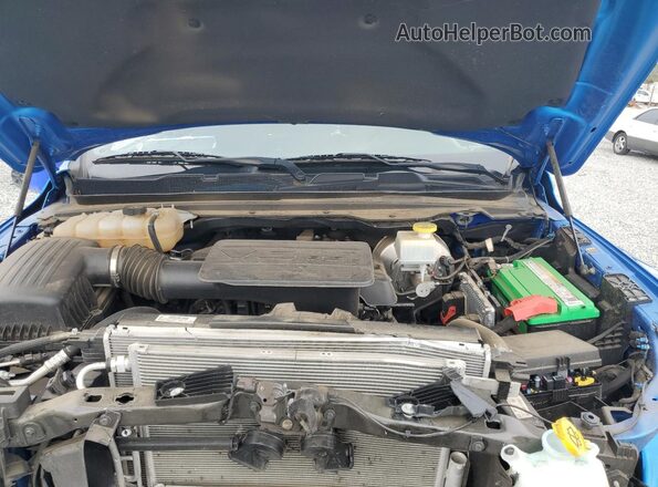 1C6RREBG0NN261053 2022 RAM 1500 Blue უკანა სალონის ხედი