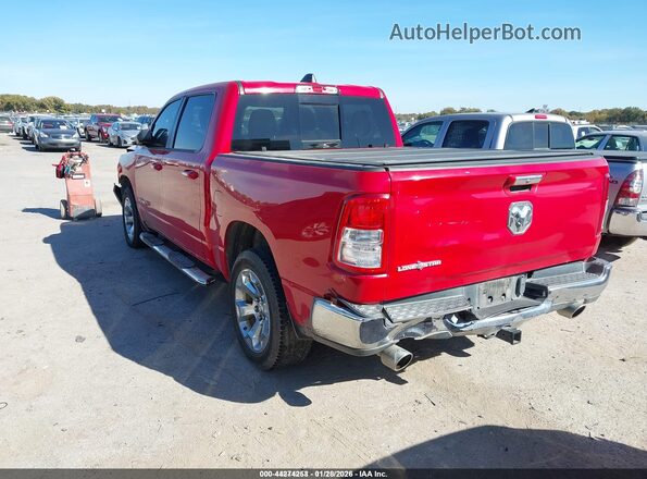 1C6RREFT0KN549156 2019 RAM 1500 Red უკანა მარცხენა