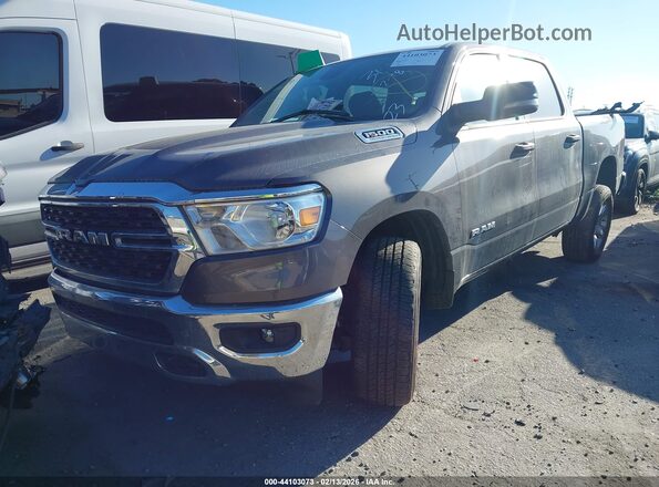 1C6RREFT1RN145969 2024 RAM 1500 Gray წინა მარცხენა ხედი სამი მეოთხედიდან