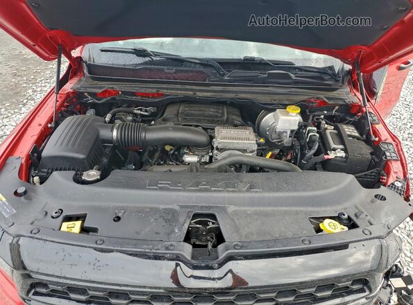 1C6RREFT3RN195031 2024 RAM 1500 Красный Вид задней части салона