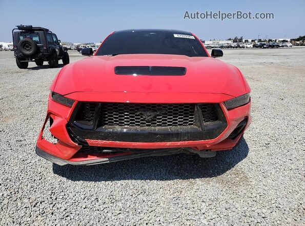 1FA6P8CF1S5407633 2025 FORD MUSTANG Red Widok z przodu