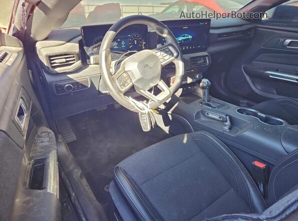 1FA6P8CF1S5407633 2025 FORD MUSTANG Red Widok deski rozdzielczej