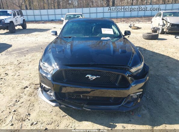 1FA6P8CF2H5212603 2017 FORD MUSTANG Черный Вид щитка приборов