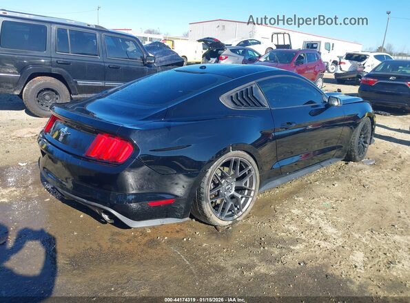 1FA6P8CF2H5212603 2017 FORD MUSTANG Черный Задняя правая четверть